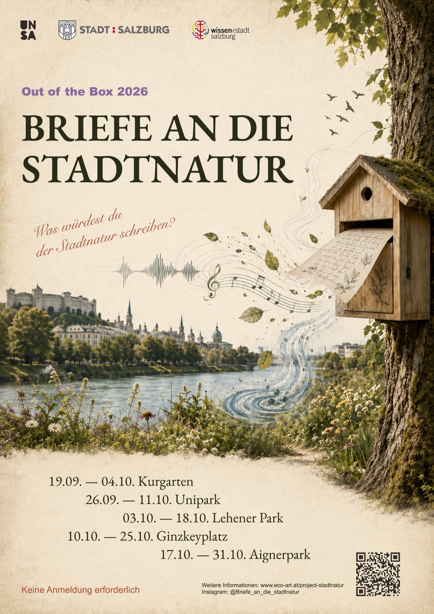 Briefe an die Stadtnatur – ein kollektives Klangarchiv